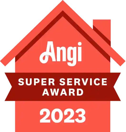Angi's logo, representing a trusted platform for finding and reviewing local service providers.